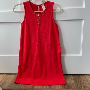NWT CREWCUTS RED JEWELED DRESS | SIZE 14